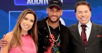 Patrícia Abravanel 'incorpora' Silvio Santos na TV e debocha da cara de Neymar: 'O trabalho dele é'