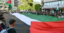 Ato pró-Palestina em Údine antecede jogo entre Itália e Israel