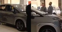 Susto! Criança bate carro elétrico exposto no shopping e causa prejuízo a loja