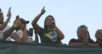 Em ato pela anistia, Michelle Bolsonaro volta ao centro da cena política