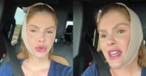 Bárbara Evans 'vira meme' ao mostrar técnica para eliminar 'papada'