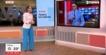 Troca de nome de apresentadora gera declaração ao vivo no GloboNews: 'Te amo'