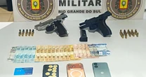Disparos perto de evento resultam na apreensão de pistolas e munições no Litoral