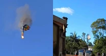 Vídeo mostra momento da queda de balão em SC; ao menos 8 pessoas morreram