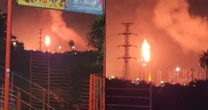 Chamas altas em polo petroquímico assustam moradores do ABC; veja imagem