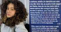 Preso por matar ex a facadas pede desculpas à mãe e ao filho por mensagens: 'Existia um demônio em mim'