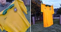 Em dia de jogo, camisa da Seleção Brasileira congela com frio de -0,5ºC no Rio Grande do Sul
