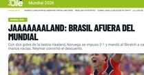 'Entre as grandes decadentes': como imprensa internacional reagiu à eliminação do Brasil na Copa 2026