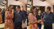 Faustão aparece comemorando aniversário da esposa, Luciana Cardoso; veja vídeos