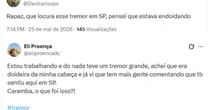 Moradores de São Paulo relatam tremor após terremoto no Chile