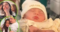 Bruna Biancardi revela vídeo inédito do nascimento da 2ª filha: Mel nos braços do pai, Neymar, e choro das tias, Rafaella Santos e Bianca
