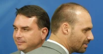 Eduardo pede volta de Magnitsky após Moraes suspender visitas de Flávio a Bolsonaro