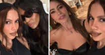 Recuperada do susto, Anitta posa ao lado de nomes como Naomi Campbell e Sofía Vergara