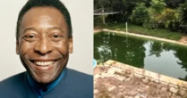 Caindo aos pedaços! Antiga mansão de Pelé é encontrada abandonada e cheia de lixo