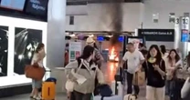 Homem ateia fogo na área de check-in do aeroporto de Milão