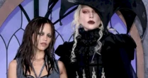 Lady Gaga surpreende fãs em evento de 'Wandinha' e anuncia novo single 'The Dead Dance'