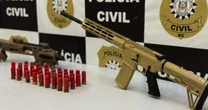 Fuzil apreendido em operação da Polícia Civil revela rede de homicídios em Novo Hamburgo