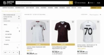 Loja do Santos estaria vendendo camisas de rivais da Série A; veja