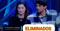 'Power Couple': Fran e Jr. eliminados; web debocha da saída de Gretchen