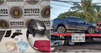 Homem é preso após roubo a comércio e veículo em Capão da Canoa