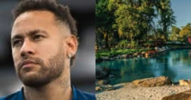Praia do Neymar! Web faz piada com tamanho da piscina do jogador: 'Pra que?'