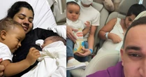 De volta para casa! Mulher de João Gomes recebe alta hospitalar após dar à luz: 'Esgotamento'