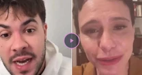 Álvaro zoa tia Celina de 'Vale Tudo' e deixa atriz constrangida; Huck cai na risada