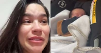 Raissa Barbosa chora após pai de seu filho rejeitar convite para o conhecer: 'Não merecia'