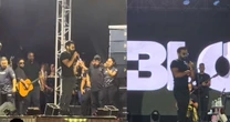 Cantor Pablo se irrita e ameaça deixar palco em show: 'Não aguenta beber, não bebe'