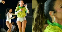 Mainha brilhou! Ivete Sangalo coloca as 'pernocas' de fora em look customizado da Seleção antes de Brasil x Chile