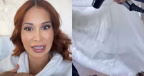 Caos! No dia do casamento, vestido de Maíra Cardi cai na piscina e terno do marido some
