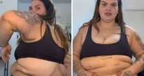 Thais Carla mostra excesso de pele após emagrecer 75 kg: 'Caber nas roupas é muito bom'
