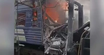 Ataque russo na Ucrânia atinge trem e deixa cerca de 30 feridos