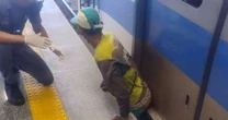 Homem que ficou preso em vão entre trem e plataforma no metrô deixa UTI