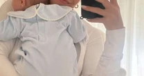 Jade Magalhães celebra 5 meses da filha com Luan Santana