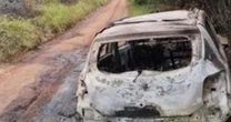 Carro carbonizado em Alvorada: corpo é identificado como motorista de aplicativo