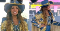Patrícia Poeta se veste de cowgirl na Globo e web não perdoa: 'Paquita tenebrosa'