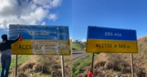 Gaúcho viraliza ao limpar voluntariamente placas de trânsito em rodovias do RS: 'Satisfatório'