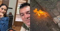 Coisa do diabo? Esposa de Regis Danese faz desabafo após queimar Labubu