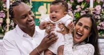 Filho de Thiaguinho e Carol Peixinho é batizado; conheça os padrinhos