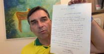 Em meio a racha com Michelle, Flávio lê carta de Bolsonaro, que pede para diferenças serem 'deixadas de lado'