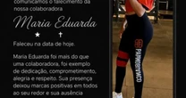 Academia cancela festa de aniversário e homenageia jovem morta em salto de rope jump