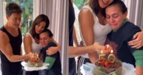 Rodrigo Faro e Vera Viel fazem surpresa emocionante para funcionária: 'Nossa família'