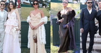 Casamento de Giovanna Lancellotti: famosas apostam em looks com decote, fenda e vazados. Veja fotos de Sabrina Sato, Bruna Marquezine e mais!