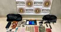 Casal é preso com armas, drogas e carro roubado em Capão da Canoa