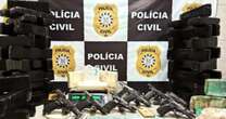 Polícia Civil intercepta grande esquema de tráfico em Gravataí e apreende mais de 40 kg de drogas e 8 pistolas