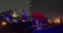 Homem invade rodovia com pedaço de ferro e provoca grave acidente com duas mortes