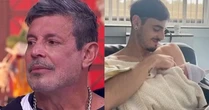 Alexandre Frota volta à Globo, chora no palco e ignora filho e neta em carta emocionante