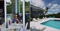 Bruna Biancardi reúne amigos para churrasco em mansão nos EUA com diária de R$ 10 mil