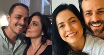 Izabella Camargo surge em foto com o marido e os filhos um mês após dar à luz